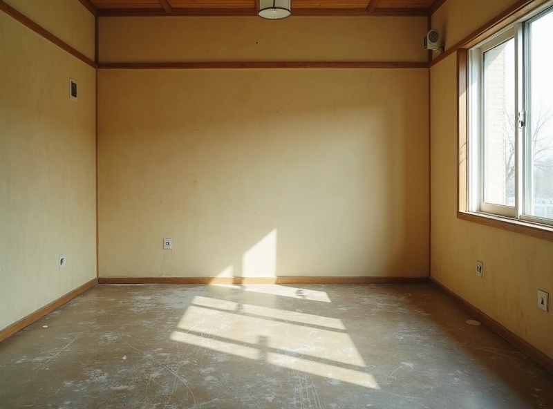 ワンルーム空室の全体清掃施工前