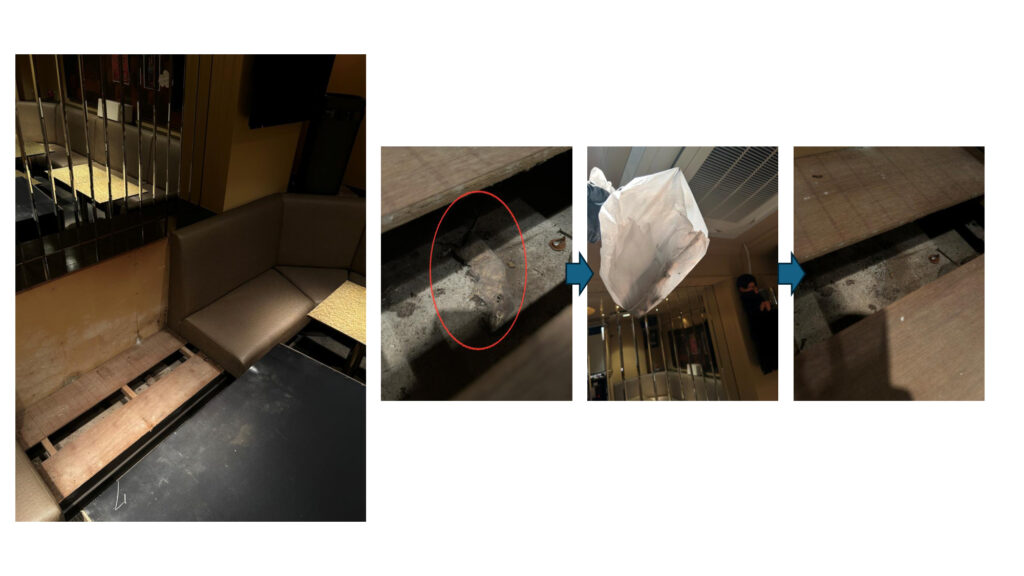 【葛飾区】ソファー下や配管まわりの隙間もガード!ネズミの侵入を防ぐ防鼠工事