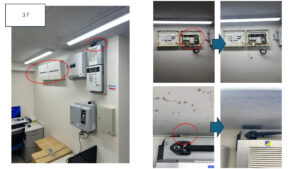 【板橋区】店舗の衛生対策!配管・壁面の隙間をふさぐ丁寧な防鼠工事を実施